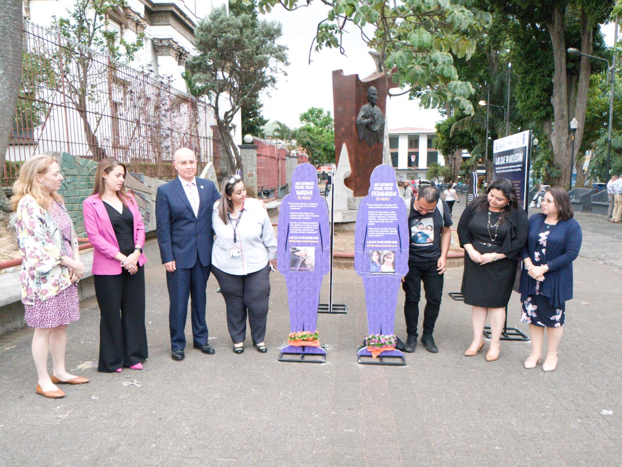 Alajuela se une campaña contra los femicidios